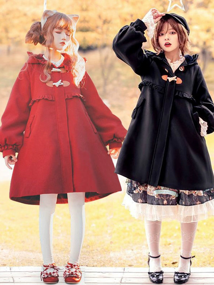 Epic Deals tailored coatFairy Cat~Sweet Lolita Coat Autumn and Winter Lolita Outwear