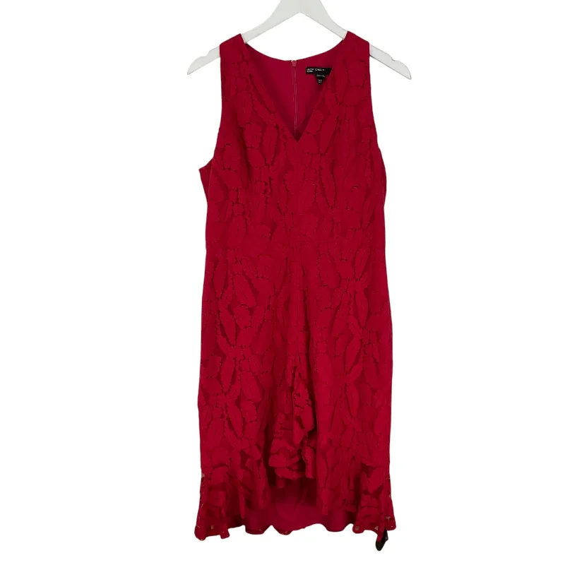 Price Cut off-the-shoulder dressDress Casual Midi By Maggy London In Red, Size: L