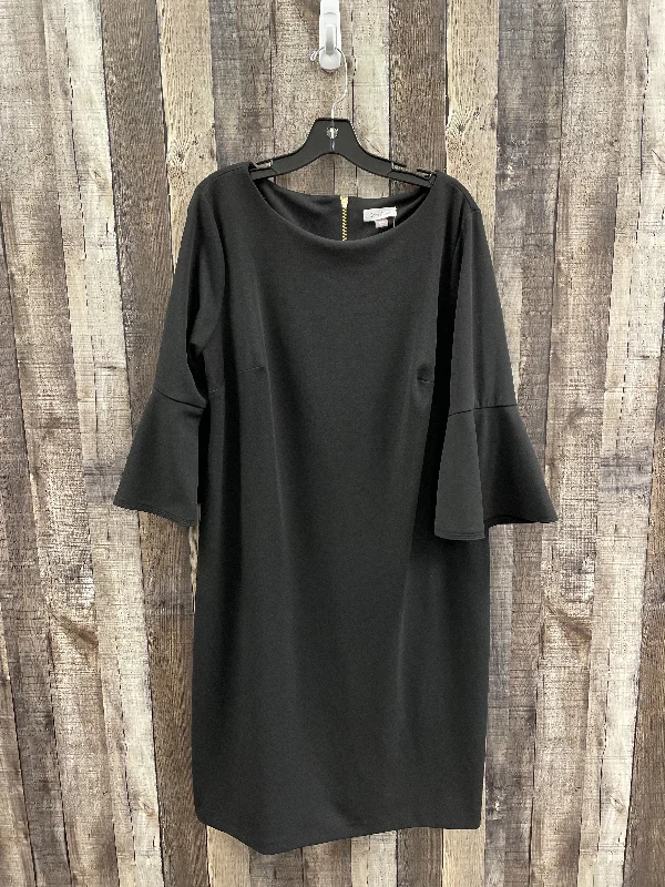 Special Discount playful dressDress Work By Calvin Klein In Black, Size: 2x