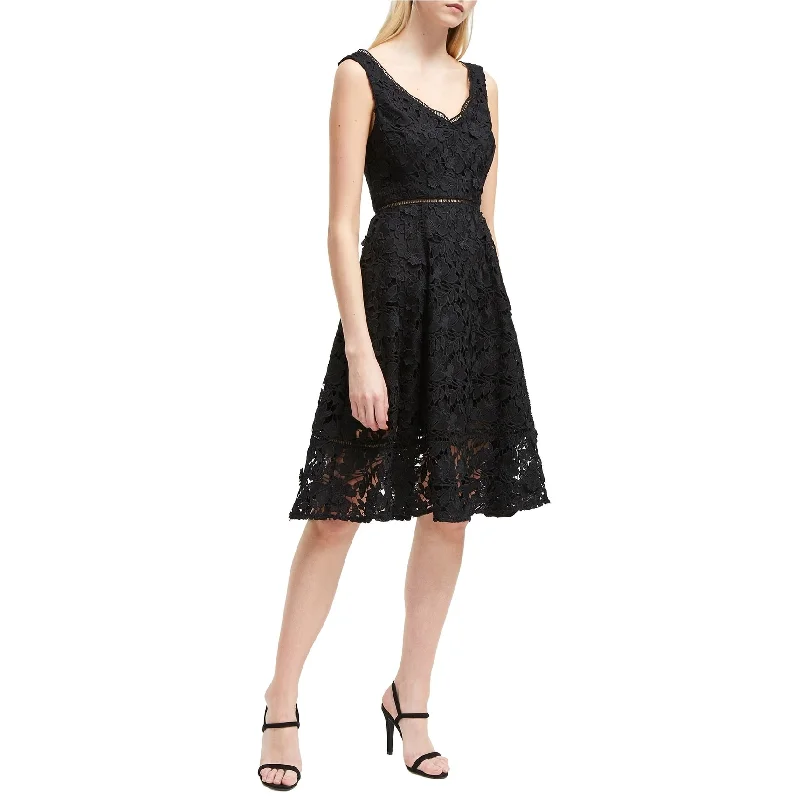 Hot Deal comfy dressFrench Connection Womens Lace Fit & Flare Dress