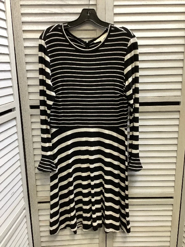 Weekend Deal party dressDress Casual Short By Loft In Striped Pattern, Size: 8