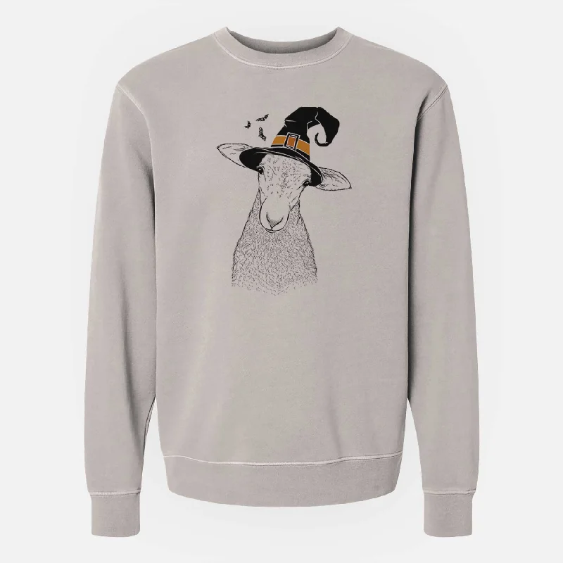 Closeout athletic streetwear sweatshirtWitch Ivy the Lamb - Unisex Pigment Dyed Crew Sweatshirt Closeout athletic streetwear sweatshirtWitch Ivy the Lamb - Unisex Pigment Dyed Crew Sweatshirt