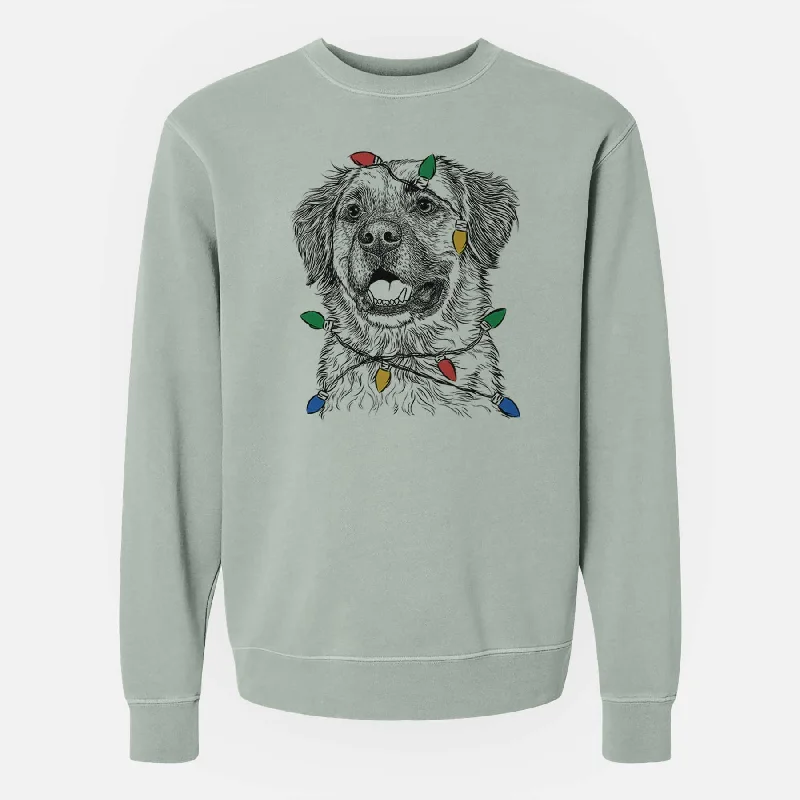 New Markdowns sleek gym hoodieChristmas Lights Finn the Mixed Breed - Unisex Pigment Dyed Crew Sweatshirt New Markdowns sleek gym hoodieChristmas Lights Finn the Mixed Breed - Unisex Pigment Dyed Crew Sweatshirt