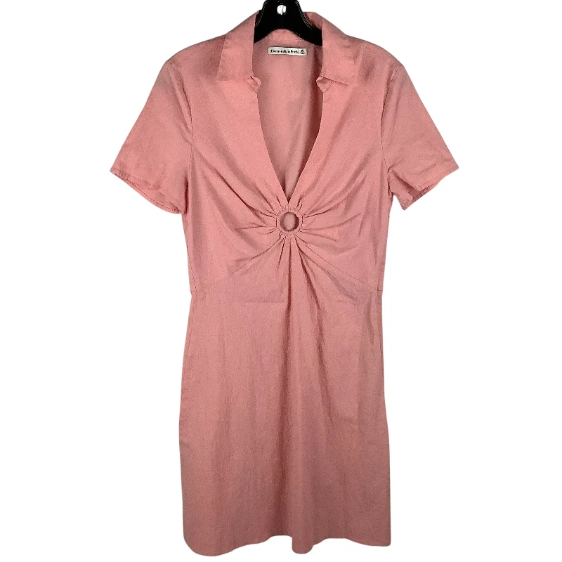 high-waisted dressDress Casual Short By Abercrombie And Fitch In Pink, Size: M Tall