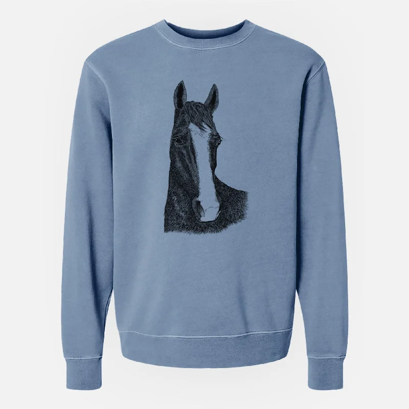 Limited Availability Bare Gibson the Tennessee Walking Horse - Unisex Pigment Dyed Crew Sweatshirt