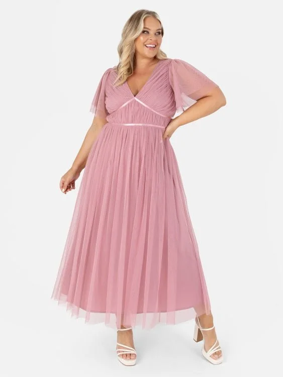 Stock Clearance evening dressAnaya With Love Plus Size Recycled Blush Pink Ribbon Detail Midi Dress Stock Clearance evening dressAnaya With Love Plus Size Recycled Blush Pink Ribbon Detail Midi Dress