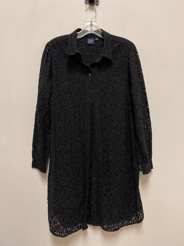 chic wrap dressDress Casual Short By Gap In Black, Size: L