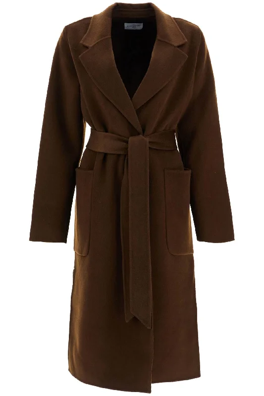 Exclusive Access oversized trench coatlong milan coat DS93F24 ESPRESSO