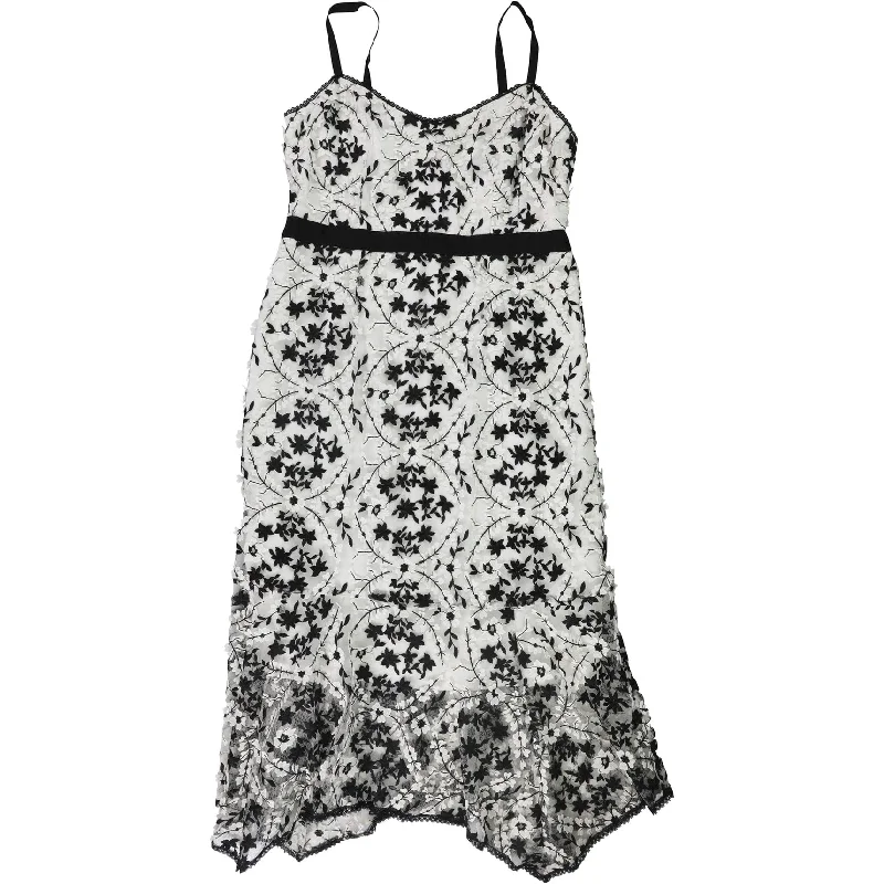 Weekend Deal stylish party dressNanette Lepore Womens Floral Mesh Fit & Flare Dress, Multicoloured, 10 Weekend Deal stylish party dressNanette Lepore Womens Floral Mesh Fit & Flare Dress, Multicoloured, 10
