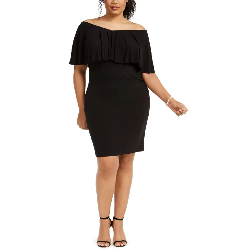 Buy More, Save More boho dressConnected Apparel Womens Solid Sheath Dress, Black, 20W