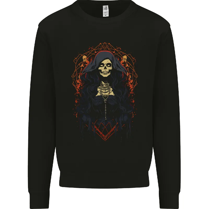 Exclusive Offers Demonic Witch Halloween Mens Sweatshirt Jumper