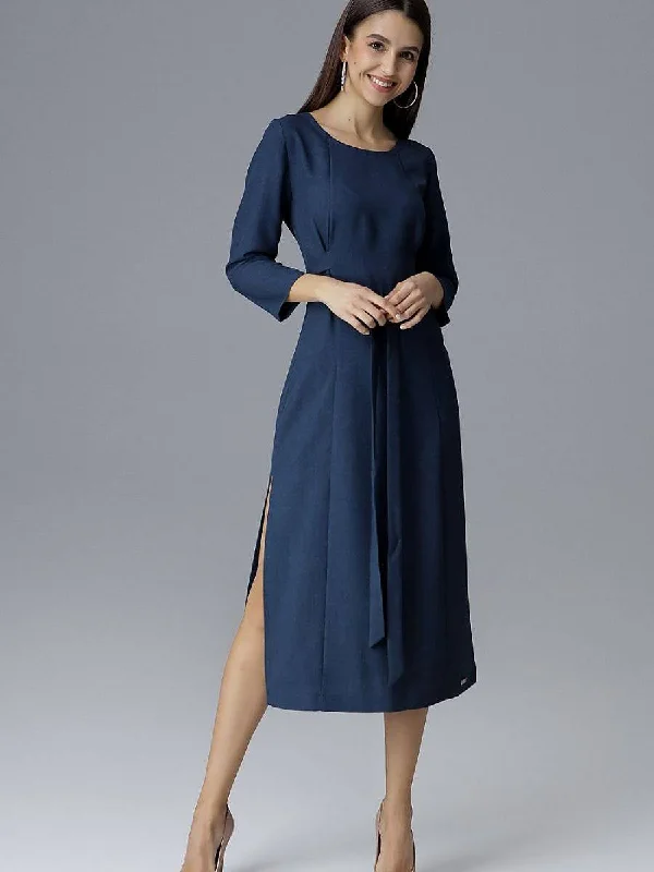Exclusive Deal casual knit dressCocktail dress model 126024 Figl