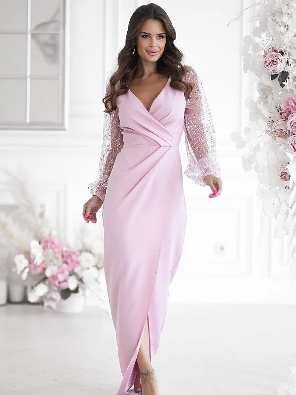 Online Only cocktail dressLong dress model 198905 Bicotone