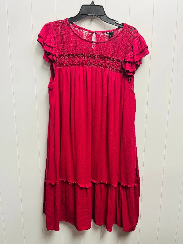 Value Deals elegant maxi dressDress Casual Short By Torrid In Red, Size: 2x