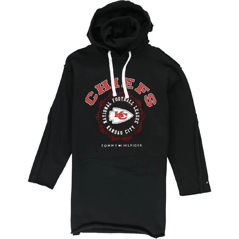 Midnight Sale sleeveless dressTommy Hilfiger Womens Kansas City Chiefs Hoodie Dress, Black, Small Midnight Sale sleeveless dressTommy Hilfiger Womens Kansas City Chiefs Hoodie Dress, Black, Small