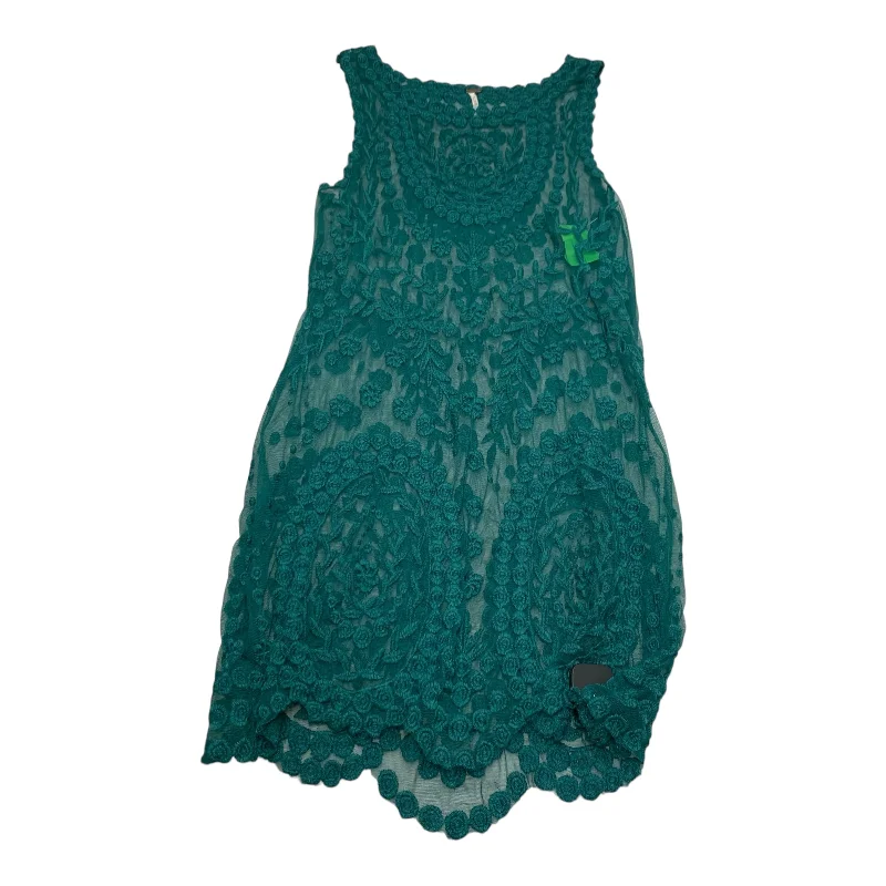 Huge Savings floral midi dressDress Casual Short By Free People In Green, Size: Xs