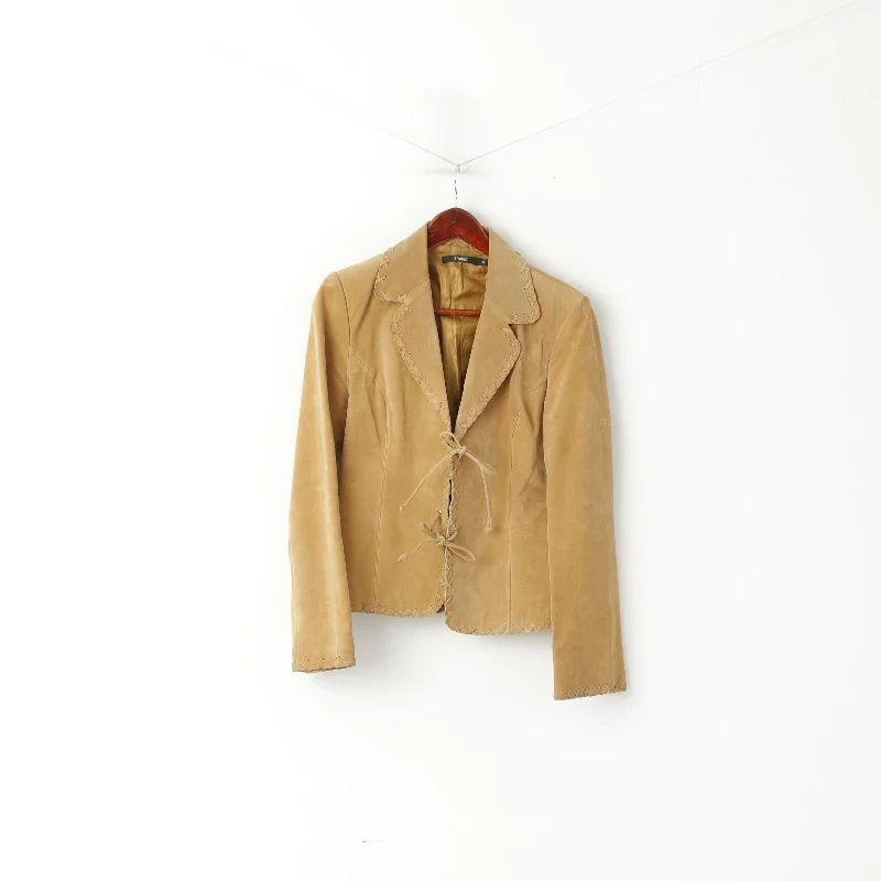 Fantastic Offers graphic coatB Young Women M Jacket Beige Leather Western Lace Up Blazer Top Fantastic Offers graphic coatB Young Women M Jacket Beige Leather Western Lace Up Blazer Top