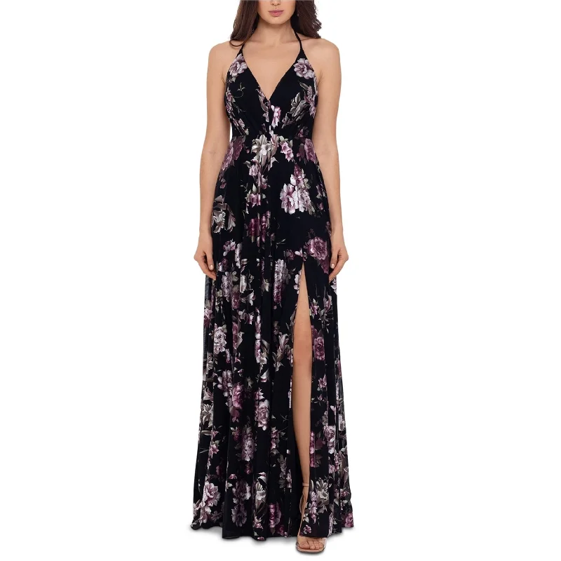 Price Meltdown form-fitting dressBetsy & Adam Womens Floral Gown Dress