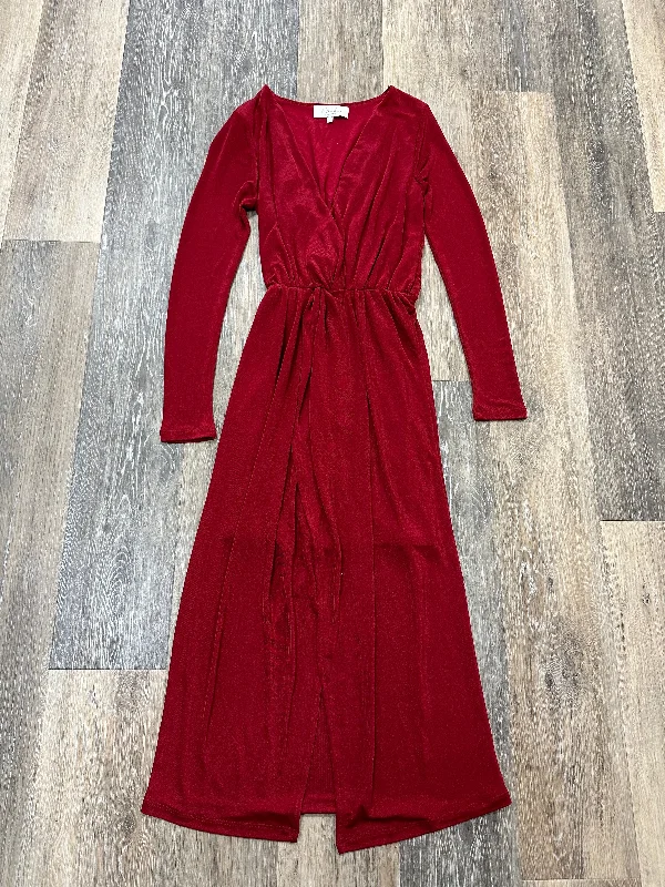 Weekend Flash Sale statement dressDress Party Long By L’academie In Red, Size: Xs