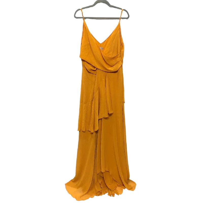 Price Rollback party dressDress Party Long By Asos In Yellow, Size: 18