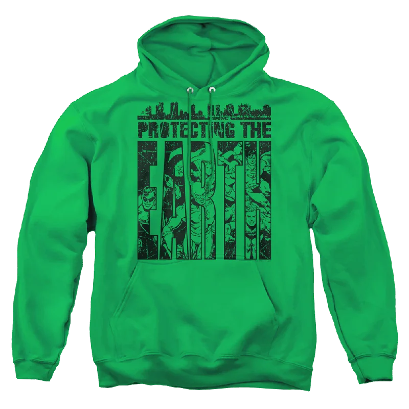 lightweight hoodieJustice League Protecting The Earth - Pullover Hoodie