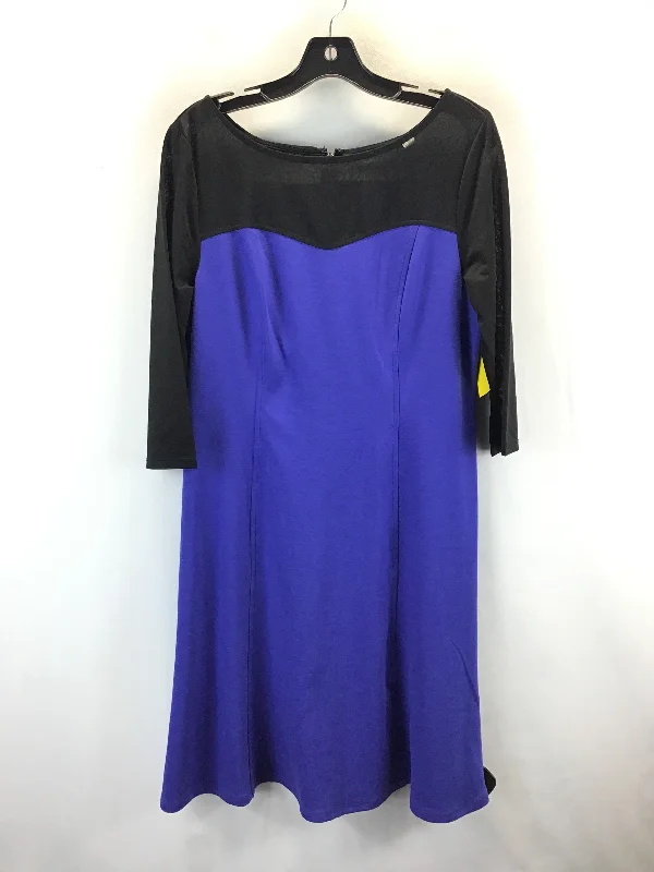 party dressDress Work By Clothes Mentor In Blue Black, Size: M