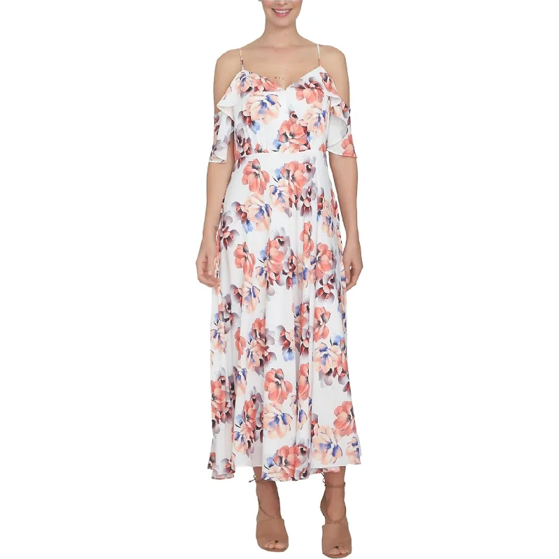 Deal Dash party-ready dressCeCe Womens Floral A-line Dress, Pink, 10