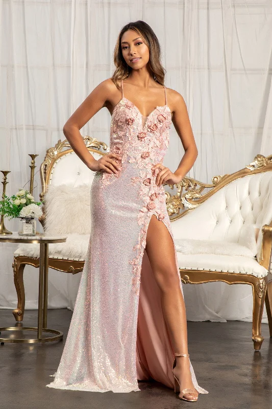 Special Discount classic fit-and-flare dressFull Iridescent Sequin Sweetheart Neckline w/ Leg Slit Long Prom Dress GLGL3025 Special Discount classic fit-and-flare dressFull Iridescent Sequin Sweetheart Neckline w/ Leg Slit Long Prom Dress GLGL3025