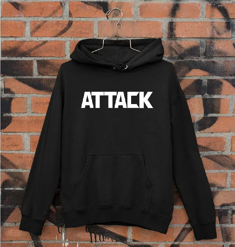 Deal Dash casual fit hoodieAttack Unisex Hoodie for Men/Women