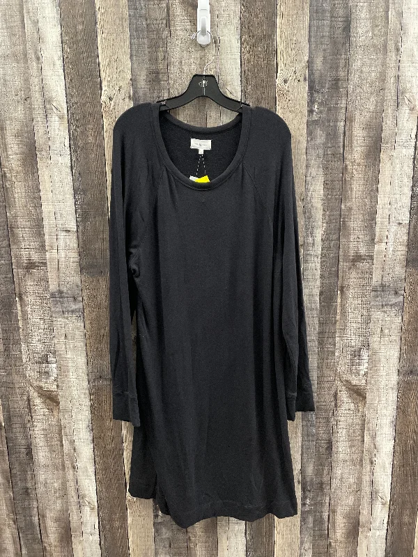 Amazing Deals elegant evening dressDress Casual Midi By Lou And Grey In Black, Size: Xxl