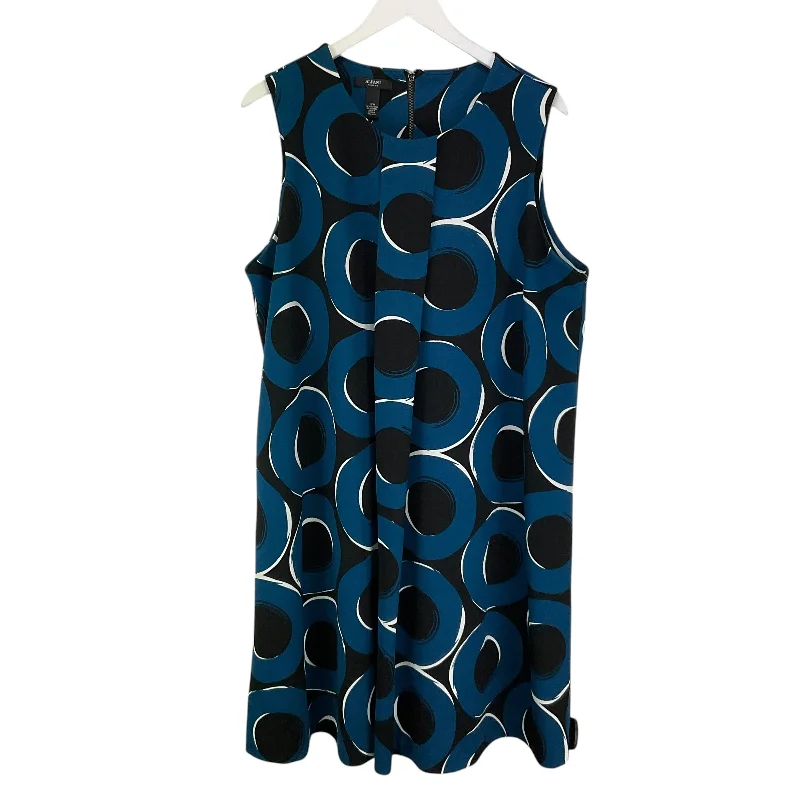 Deal of the Day minimalistic dressDress Casual Midi By Alfani In Black & Blue, Size: 18 Deal of the Day minimalistic dressDress Casual Midi By Alfani In Black & Blue, Size: 18