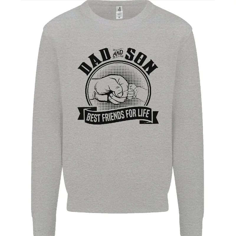 Lowest Prices Dad & Son Best Friends For Life Mens Sweatshirt Jumper