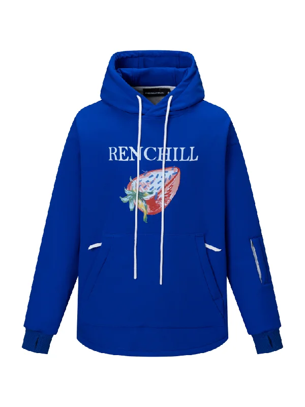 RenChill Klein Blue 3L Fleece Ski Hoodie - Unisex