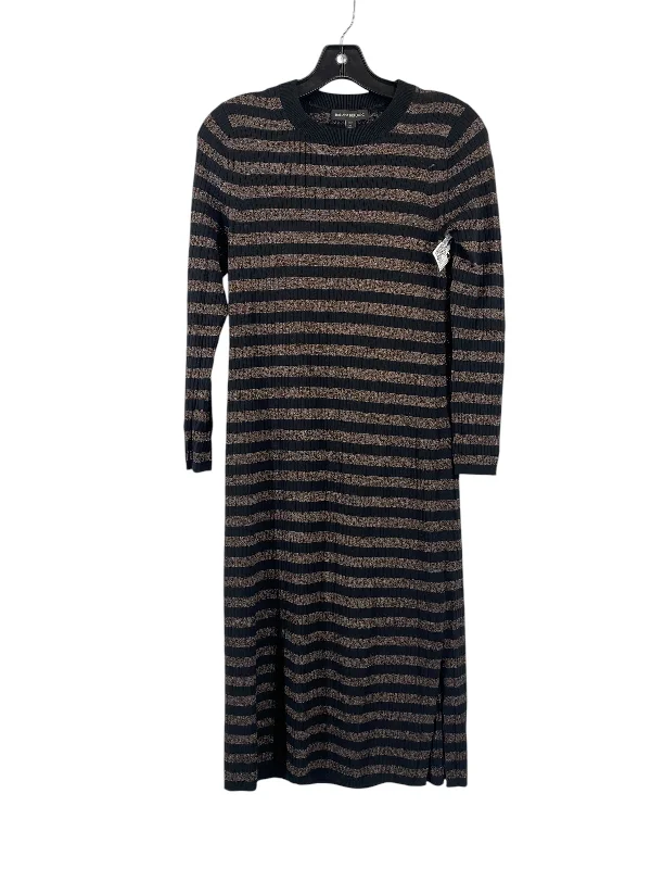 bohemian dressDress Casual Short By Banana Republic In Black & Gold, Size: S