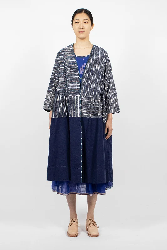 Closeout chic outerwearLake Coat Dress Scrapped Blue