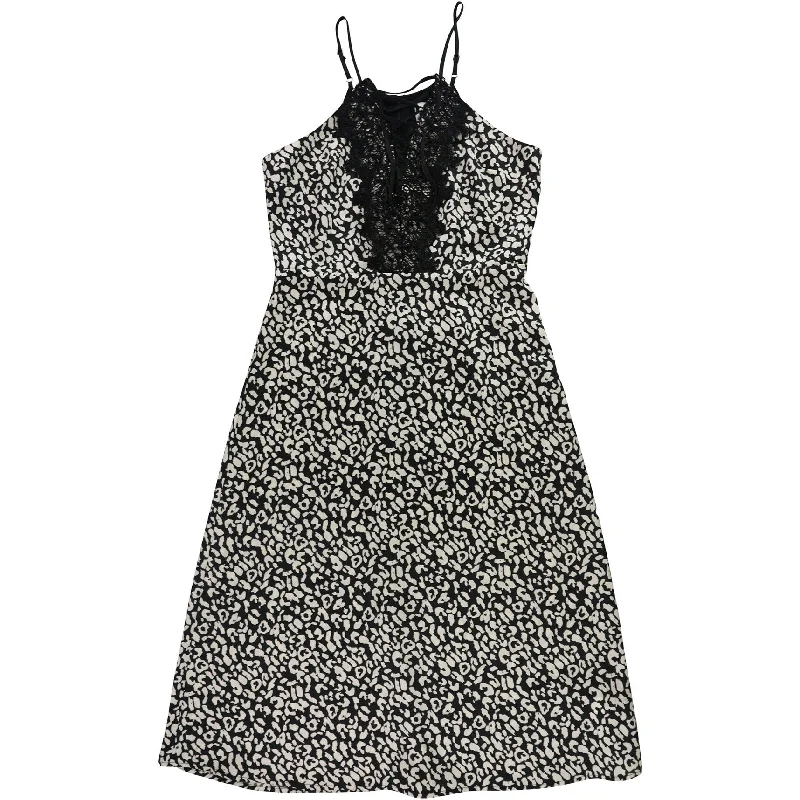 Epic Deals satin midi dressJ.O.A. Womens Lace Up Slip Dress, Black, Medium
