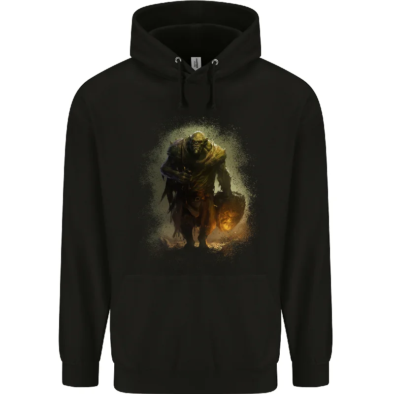 luxe hoodieA Giant Fantasy Ork Mens 80% Cotton Hoodie