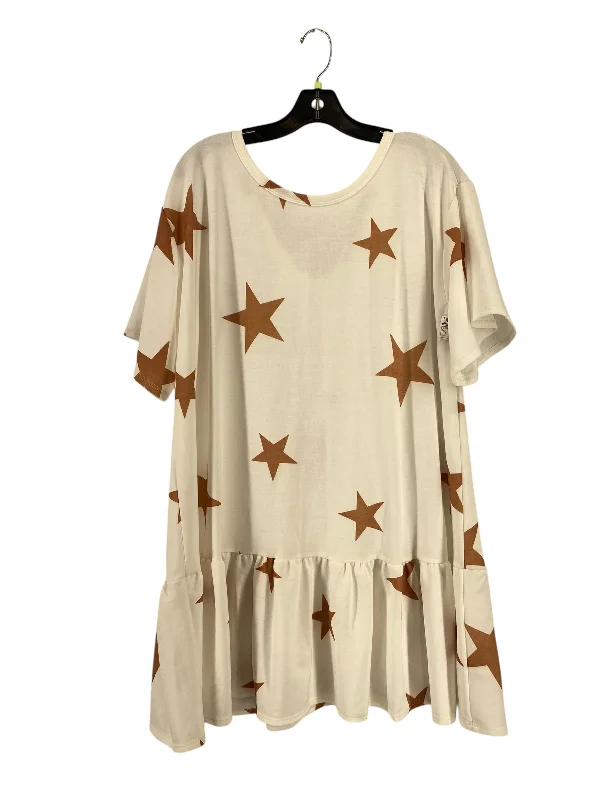 puff sleeve dressDress Casual Short By Fantastic Fawn In Cream, Size: L