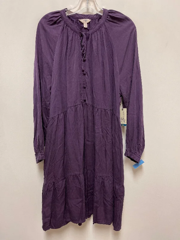 summer dressDress Casual Midi By Terra & Sky In Purple, Size: 1x