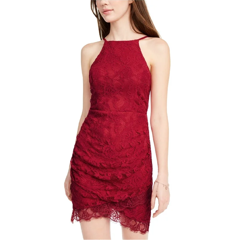 Seasonal Sale sophisticated dressSpeechless Womens Lace Sheath Dress, Red, Large