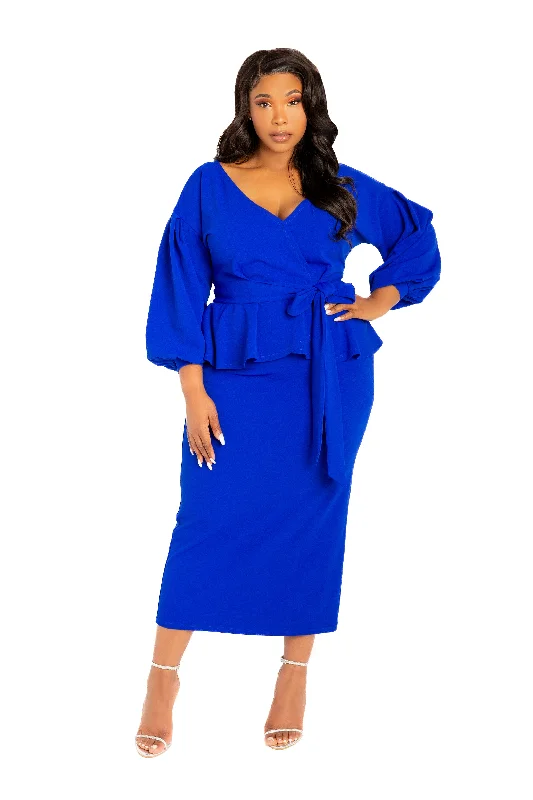 Special Price tiered dressOff Shoulder Peplum Midi Dress