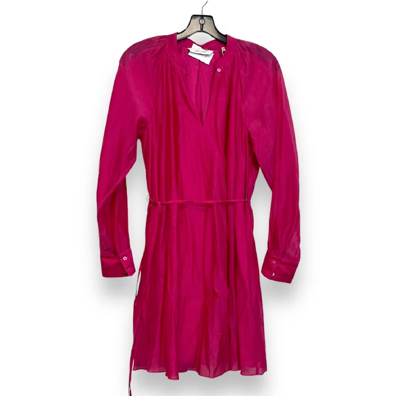 Overstock Sale sleek dressDress Casual Short By Rebecca Taylor In Pink, Size: S