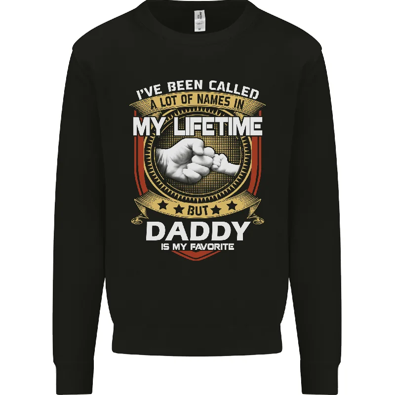 Take Advantage Daddy Is My Favourite Funny Fathers Day Mens Sweatshirt Jumper