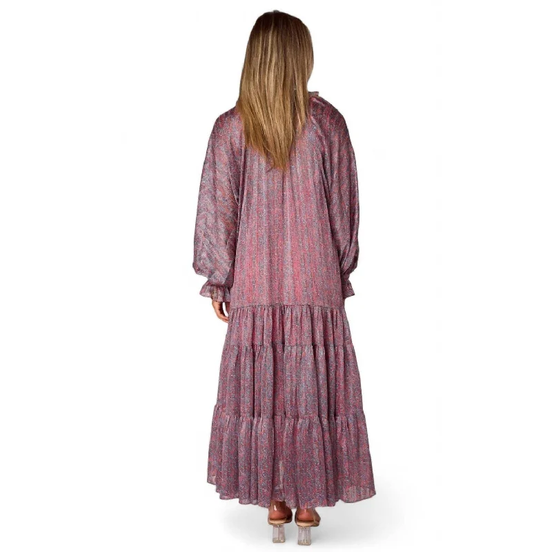 pleated maxi dressBuddylove - Greta Long Sleeve Maxi Dress