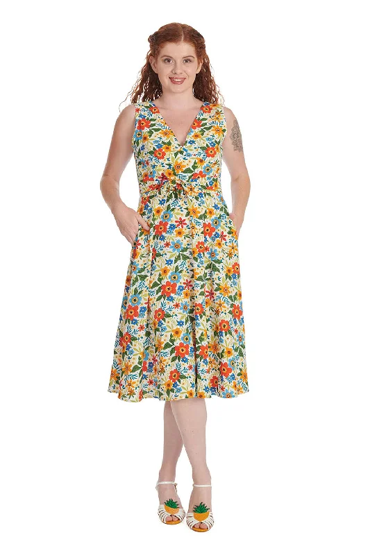 Flash Sale fitted cocktail dressWild Garden Dress