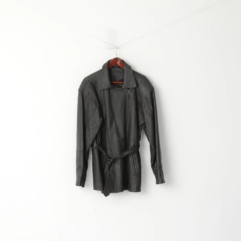 Online Specials stylish lightweight coatMariut Women M Jacket Brown Leather Biker Moto Belted Full Zipper Retro Top Online Specials stylish lightweight coatMariut Women M Jacket Brown Leather Biker Moto Belted Full Zipper Retro Top