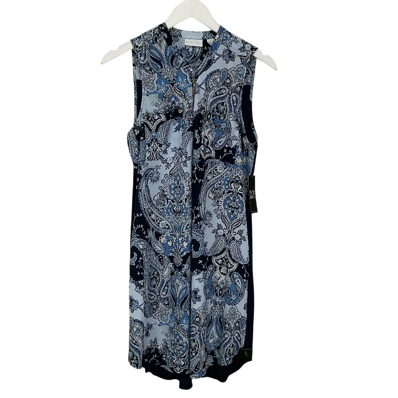 Overstock Sale elegant shift dressDress Casual Midi By New York And Co In Blue, Size: M Overstock Sale elegant shift dressDress Casual Midi By New York And Co In Blue, Size: M