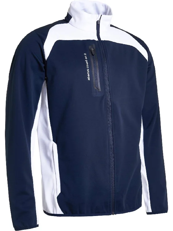 Men's Arden Softshell Jacket In White/navy