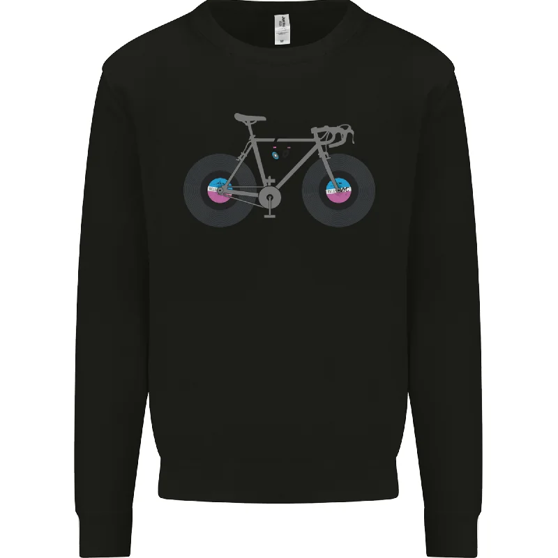 Limited Edition Cycling Music Cyclist Funny Bicycle Bike Mens Sweatshirt Jumper