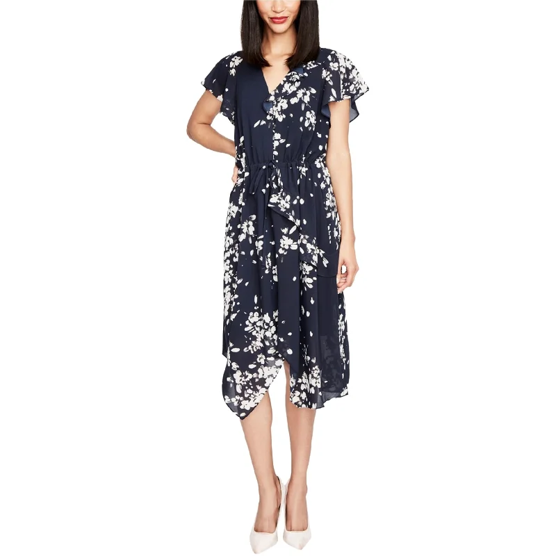 Year-End Sale playful dressRachel Roy Womens Ruffle Trimmed A-line Asymmetrical Dress, Blue, X-Large Year-End Sale playful dressRachel Roy Womens Ruffle Trimmed A-line Asymmetrical Dress, Blue, X-Large